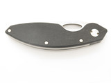 1999 Buck 186 Odyssey Black Handle Folding Linerlock Pocket Knife