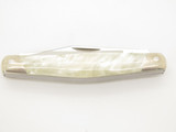 2002 Buck 303 Cadet White Poly Pearl Folding Stockman Pocket Knife