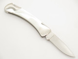 Vintage 1988 Buck 507 Ultima I MOP White Mother of Pearl Folding Lockback Knife