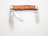 Vintage C Risner Indian Head Solingen Germany Swirl Handle Folding Pocket Knife