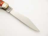 Vintage C Risner Indian Head Solingen Germany Swirl Handle Folding Pocket Knife