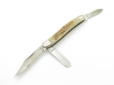 Vintage 1977 Case XX 087 USA Stockman Stag Handle Folding Pocket Knife