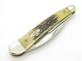 Vintage 2002 Case XX 6355 Seahorse Whittler Stag Bone Folding Pocket Knife