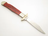 Frost Cutlery Solingen Steel Folding Swing Guard Red Jigged Bone Lockback Knife