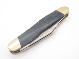 Frost Cutlery Solingen Steel Blue Bone Handle Stockman Folding Pocket Knife