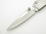 Vintage 1980s Rigid Seizo Imai Seki Japan Folding Top Lock Knife Abalone Inlay