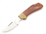 Vtg Kershaw Kai 2100 Seki Japan Bone Handle 2.625" Folding Lockback Pocket Knife