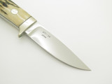 Vintage 1990s A.G. Russell Japan ATS-34 Stag 7.75" Fixed Loveless Hunting Knife