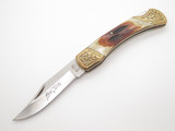 Vintage 1980s Custom United Big John Seki Japan Lockback Folding Hunter Knife