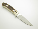 Vintage 1990s A.G. Russell Japan ATS-34 Stag 7.25" Fixed Loveless Hunting Knife