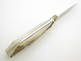 Vintage 1990s A.G. Russell Japan ATS-34 Stag 7.25" Fixed Loveless Hunting Knife