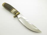 Vintage Custom Bob Lay Canada Handmade Stag Handle Fixed 5.5 Blade Hunting Knife
