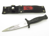 Vintage United Cutlery UC204 Black Widow Dagger Fixed Blade Knife