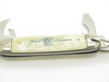 Vintage Imperial Prov Kamp King Fleck Advertising Pear Folding Pocket Camp Knife