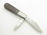 Vintage Imperial Prov USA Barlow Brown Saw Cut Handle Folding Pocket Knife
