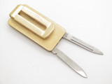 Vintage Imperial USA Cannon Gold Filled Folding Pocket Knife Money Clip