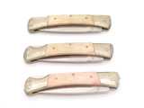 Vintage Explorer 11-393 Seki Japan Squire III Micarta Pocket Knife (Unfinished)