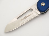 Fox 233 01FX074 Italy Blue Marlin Spike Sailor Rigging Folding Pocket Knife