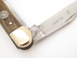 Vtg Carl Schlieper GX-DS Copperhead Solingen Germany Stag Folding Pocket Knife