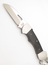 Vintage Myerchin Marlin Spike Seki Japan Black Sailor Rigging Folding Knife