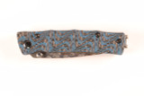 Mcusta Seki Japan MC-33 25th Anniversary Bamboo Blue G10/CF Folding Pocket Knife