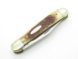Vintage 1984 Case XX 6249 Copperhead Jigged Bone Handle Folding Pocket Knife