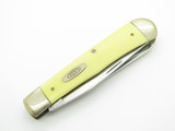 Vintage 1990 Case XX 3254 CV Trapper Yellow Handle Folding Pocket Knife