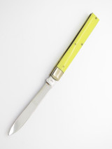Vintage 1974 Case XX 3185 Doctor Yellow Delrin Handle Folding Pocket Knife.