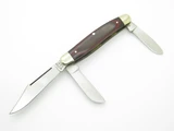 Vintage Western W742 USA Wood Handle Stockman Folding Pocket Knife