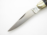 Vintage Frost Cutlery Japan Muskrat Wood Handle 2 Blade Folding Pocket Knife