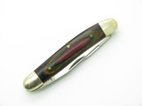 Vintage Frost Cutlery Japan Muskrat Wood Handle 2 Blade Folding Pocket Knife