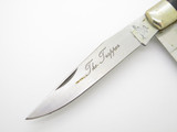 Vintage Frost Cutlery Japan Stainless Wood Handle Trapper Folding Pocket Knife
