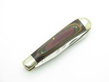 Vintage Frost Cutlery Japan Stainless Wood Handle Trapper Folding Pocket Knife