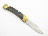 21' Buck The 55 Hunter 420HC Blade Ebony Handle Lockback Folding Pocket Knife