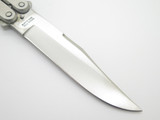 Vintage 1980s Parker Gypsy Seki Japan 4.875" Stainless Handle Folding Balisong Butterfly Knife