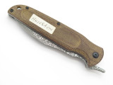 Hikari HK108ACM Prototype Seki Japan Higo Higonokami San Mai Damascus Knife