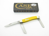 2022 Case XX 4318 Stockman Stainless Yellow Delrin Handle Folding Pocket Knife
