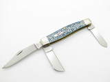 2024 Case XX 6375 Stockman Ivy Mediterranean Blue Bone Folding Pocket Knife