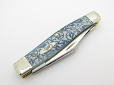 2024 Case XX 6375 Stockman Ivy Mediterranean Blue Bone Folding Pocket Knife