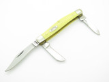 2022 Case XX 3344 USA CV Stockman Yellow Handle Folding Pocket Knife
