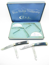 Vintage 1983 Case XX 6254 Trapper Limited Edition Blue Ridge Trapper Knife Set