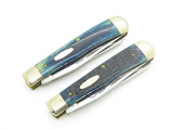 Vintage 1983 Case XX 6254 Trapper Limited Edition Blue Ridge Trapper Knife Set