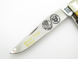 Vintage 1994 Case XX Folding Trapper Knife with Genuine 1995 Silver Eagle Dollar