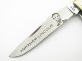 Vtg 1985 Case XX 5254 Trapper Abraham Lincoln Commemorative Folding Pocket Knife
