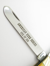 Vtg 1985 Case XX 5254 Trapper Abraham Lincoln Commemorative Folding Pocket Knife