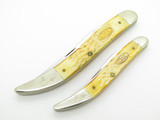 Vtg 1989 Case XX 510098 Toothpick Bass Trout Game Fish Folding Pocket Knife Set