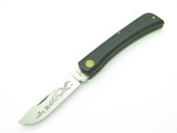 Vintage 1989 Case XX 2137 Sod Buster Jr Black Delrin Folding Pocket Knife