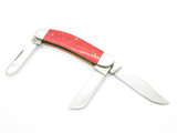 2019 Case XX TB6339 Tony Bose Red Smooth Bone Handle Folding Pocket Knife