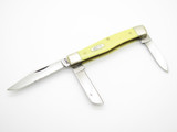 2022 Case XX USA 33032 Yellow Synthetic Handle Folding Pocket Knife