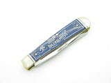 Case XX 6254 Trapper John Wayne Smooth Blue Bone Handle Folding Pocket Knife